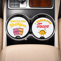 🌮 Snacks Ride Shotgun Car Coaster Set