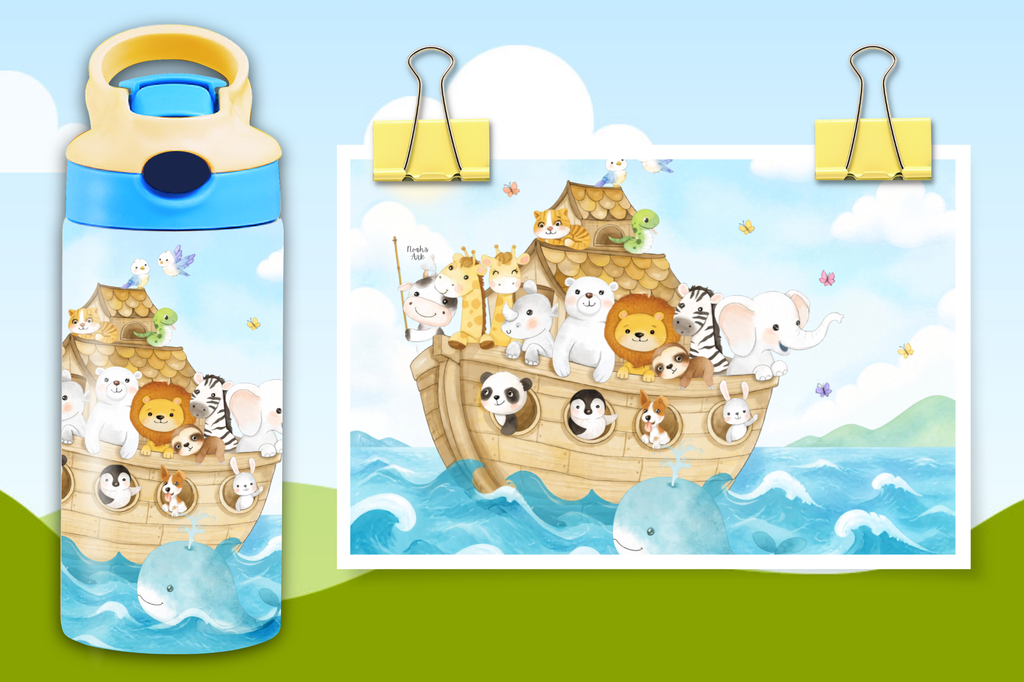 Noah’s Ark Adventure 12oz Kids Faith Tumbler