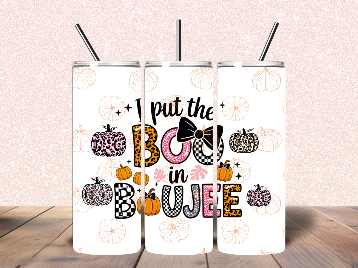 Boo in Boujee – 20oz Fall Tumbler