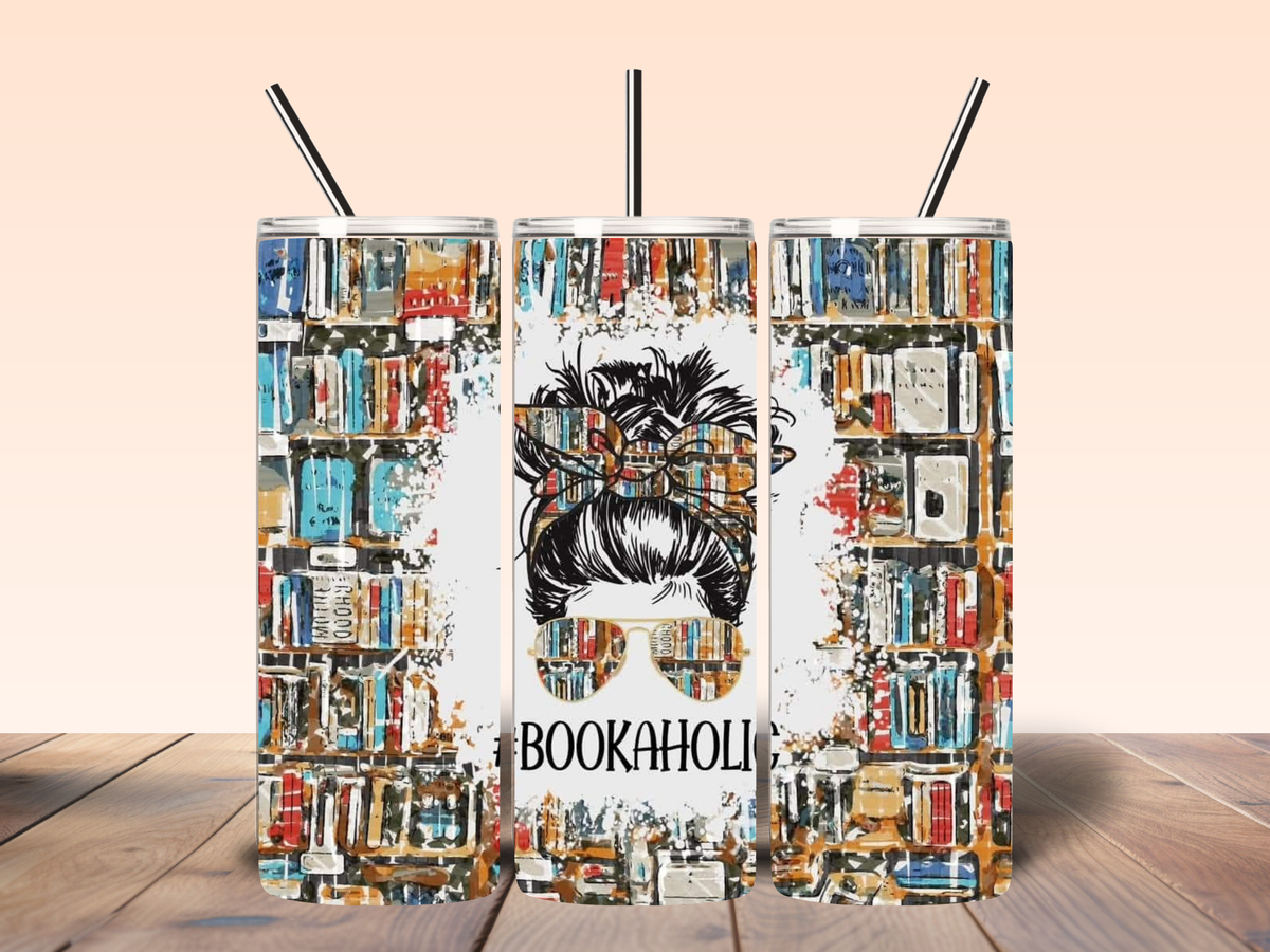 Bookaholic – 20oz Book Lover Tumbler