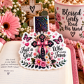 Just a Girl Who Loves Jesus Holographic Magnetic Bookmark