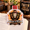 Man of Faith Lion Christian Magnetic Bookmark