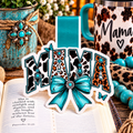 🤎 Turquoise Western Mama Holographic Magnetic Bookmark