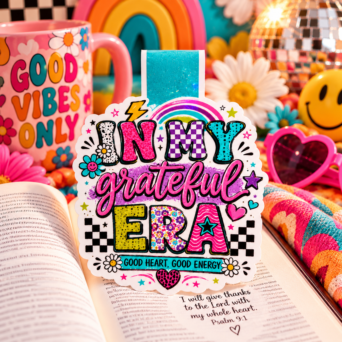 In My Grateful Era Holographic Magnetic Bookmark