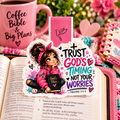 💕 Trust God’s Timing Magnetic Bookmark