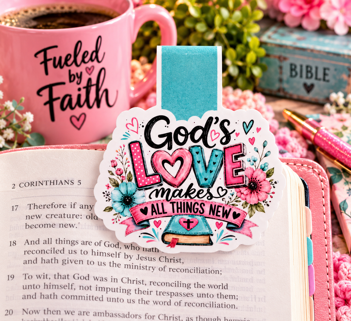 God's Love Makes All Things New Magnetic Bookmark