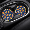 Candy Corn Car Coaster Set