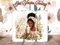 Faith Over Fear Cream Floral 20oz Tumbler