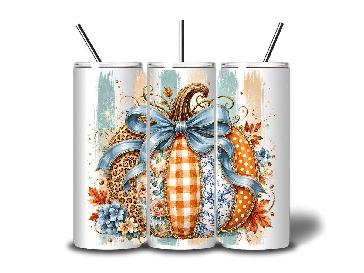 Coquette Pumpkin – 20oz Fall Tumbler