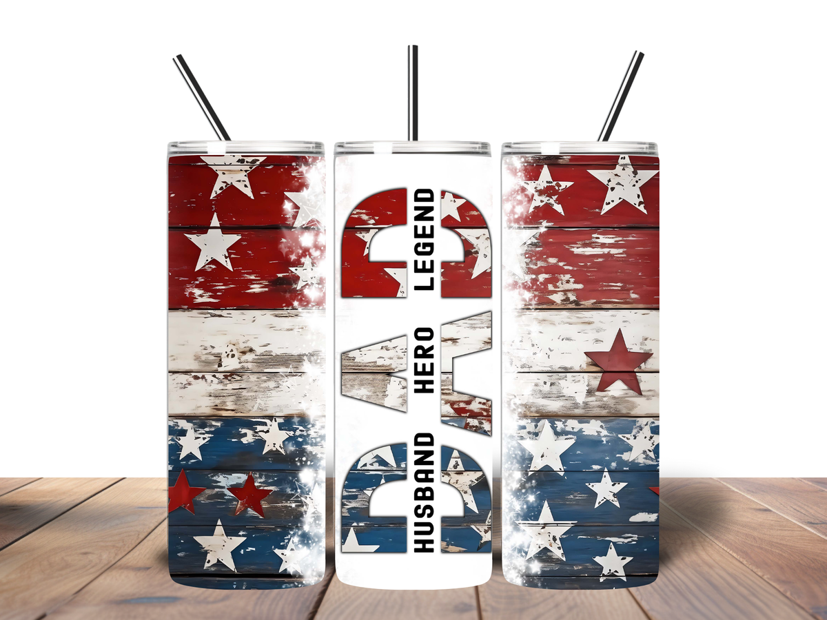 Dad—Husband, Hero, Legend 20oz Tumbler