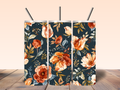 Fall Watercolor Floral – 20oz Tumbler
