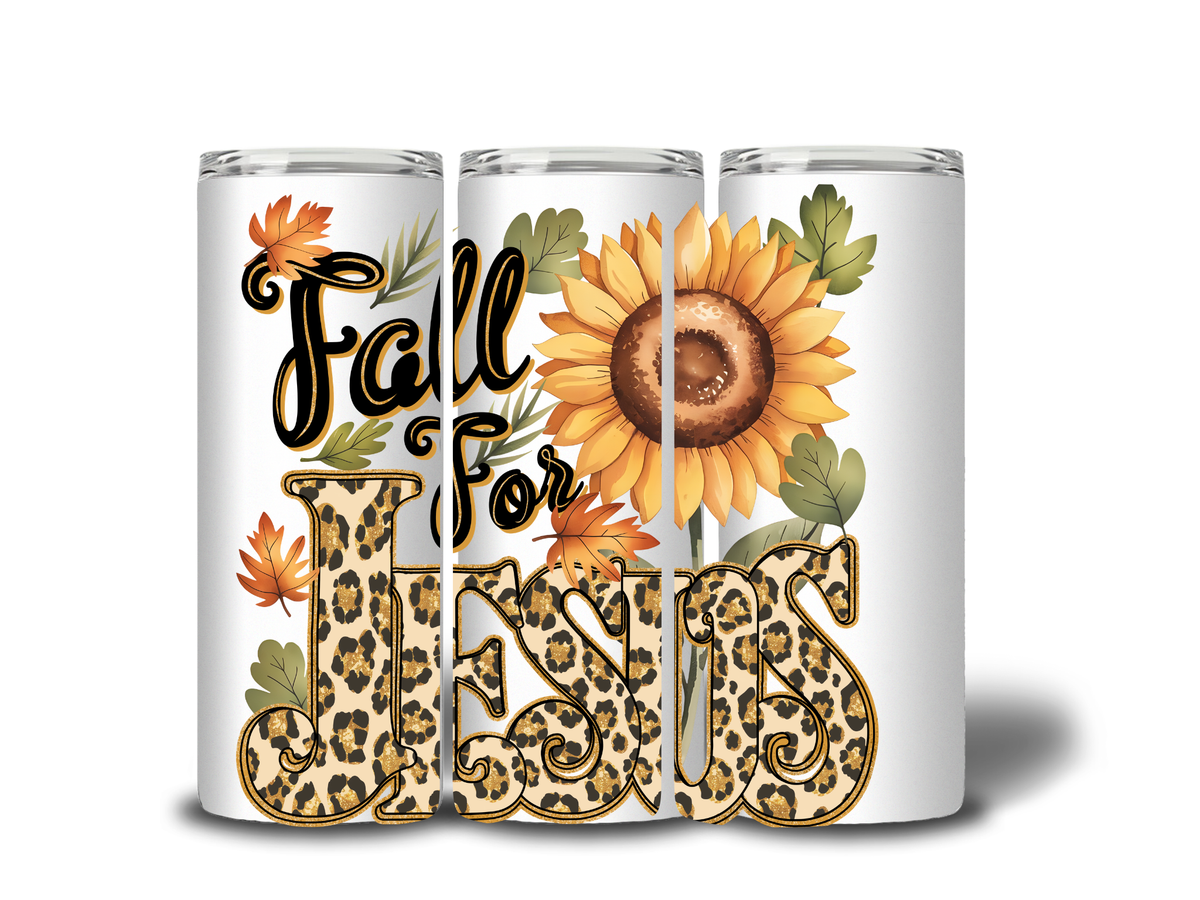Fall for Jesus Sunflower 20oz Tumbler