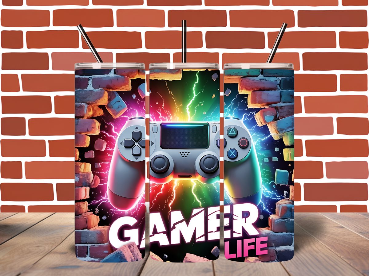 Gamer Life – 20oz Gaming Tumbler
