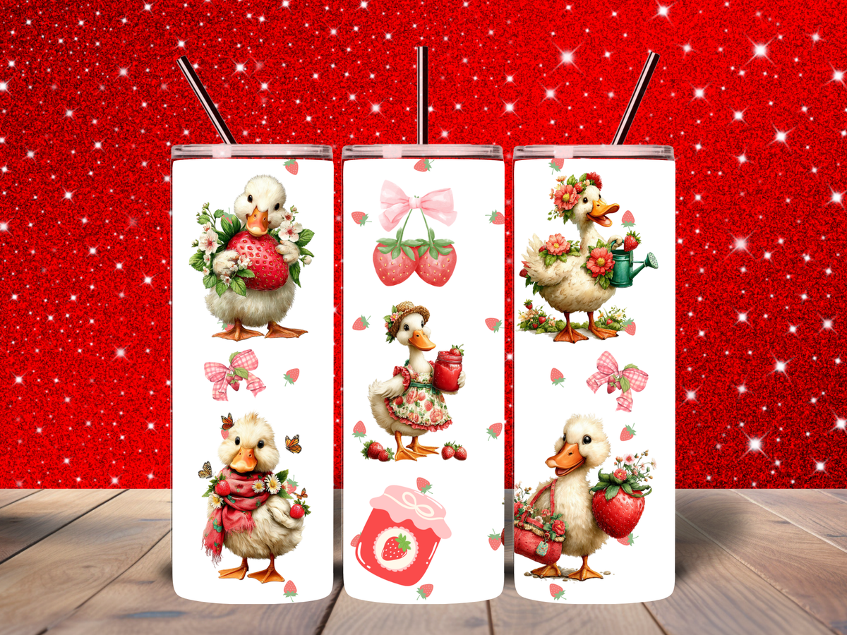 Strawberry Geese – 20oz Tumbler
