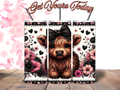 Pretty in Pink Highland Cow 20oz Tumbler