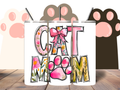 Cat Mom – Floral 20oz Tumbler